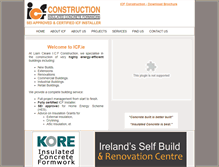 Tablet Screenshot of icf.ie