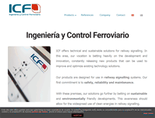 Tablet Screenshot of icf.com.es