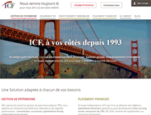 Tablet Screenshot of icf.fr